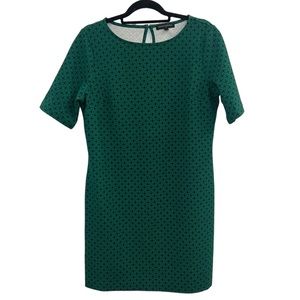 Banana Republic Patterned Green Dress - Size M